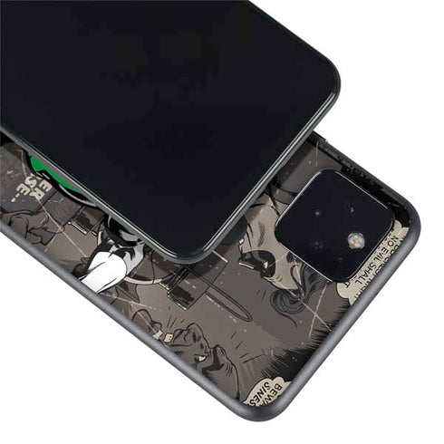 DC Comics Green Lantern Vintage Action Pose Pattern Google Pixel 5 Skin